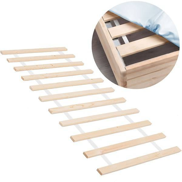 Stelaż do łóżka drewniany 80x200 cm z listew