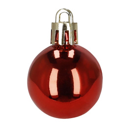 Bombki choinkowe 47 szt. zestaw dekoracji świątecznych, nietłukące, czerwony, złoty, biały