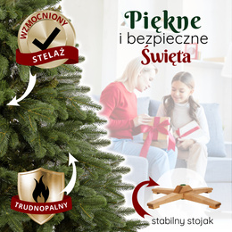 Choinka sztuczna 240 cm sosna zielona PE Royal Trees premium drzewko świąteczne jak żywe