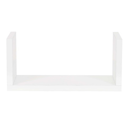 Półki ścienne 3 szt. na przyprawy, książki półki wiszące nowoczesne białe