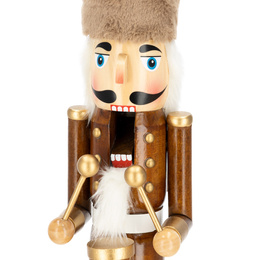 Dziadek do orzechów 30 cm drewniany żołnierzyk figurka świąteczna ozdoba choinkowa