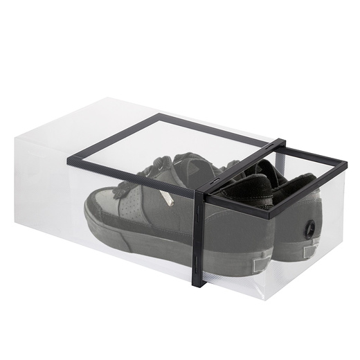 Pudełko na buty z szufladą 35x23x12 cm biały organizer zestaw 10 szt.