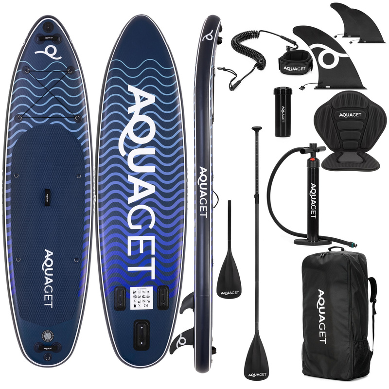 Deska pompowana do pływania SUP 320 cm z siedziskiem paddleboard z wyposażeniem