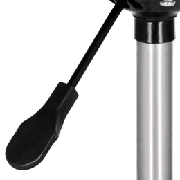 Fotel biurowy obrotowy krzesło na kółkach, do nauki, pracy przed komputerem szary
