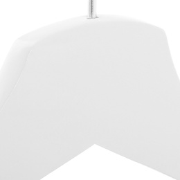 Wieszaki na ubrania drewniane zestaw 9 szt. białe