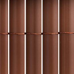 Osłona PVC maskująca na balkon, taras, ogrodzenie 500x140 cm brązowa