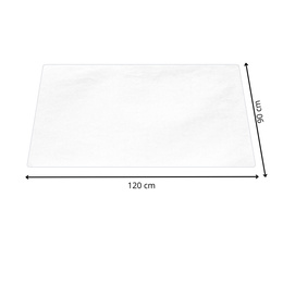 Mata pod krzesło, fotel biurowy 120x90 cm podkładka na biurko transparentna