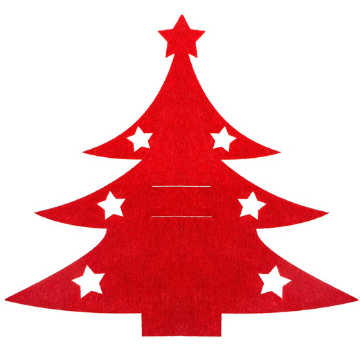 Kieszonka na sztućce 12szt. świąteczne etui, choinka ozdoba świąteczna