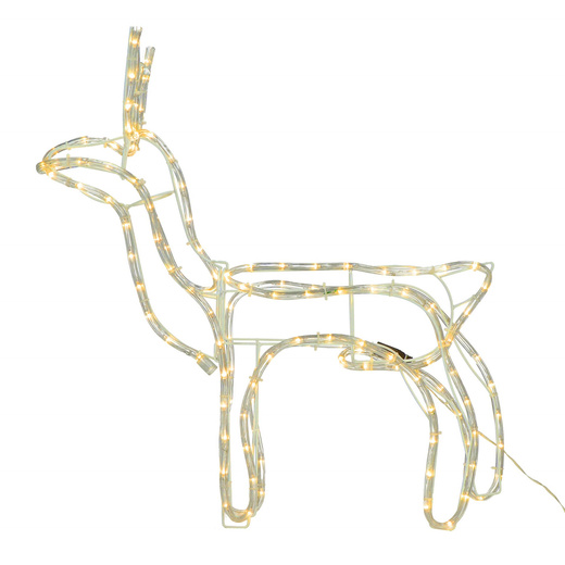 Renifer świąteczny 144 LED świetlna dekoracja ozdoba do ogrodu biały ciepły