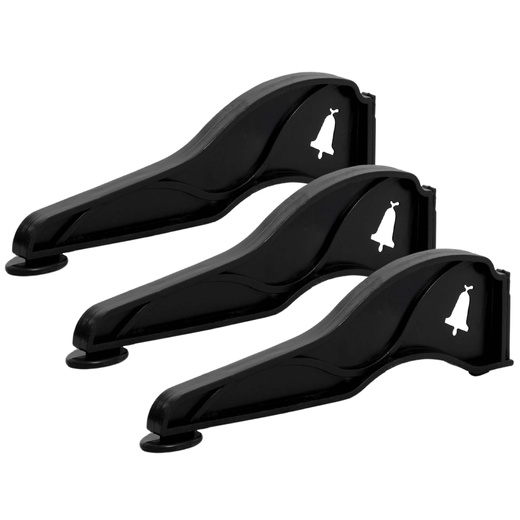 Choinka sztuczna 180 cm jodła czarna nowoczesna, ze stojakiem