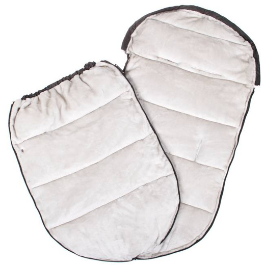 Śpiworek do wózka 4w1, mufka, śpiwór do sanek, gondoli z torbą 90 cm czarny