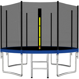 Osłona na sprężyny z siatką do trampoliny zewnętrzną 12FT 360/366/369 cm niebieska