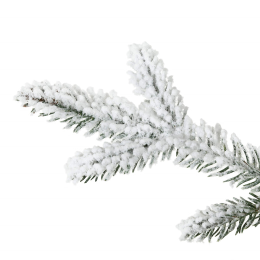 Choinka sztuczna 220 cm świerk premium ośnieżony jak żywy, nowoczesny, ze stojakiem