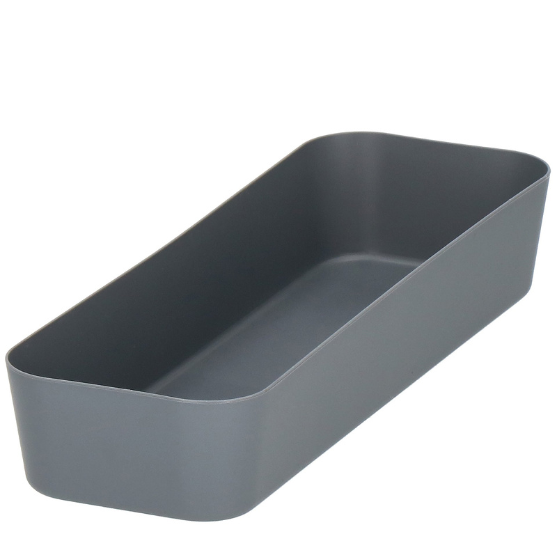 Pojemnik do szuflady 26x9cm wielofunkcyjny wkład, organizer szary