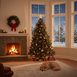 Choinka sztuczna 220 cm sosna leśna jak żywa Royal Trees premium z drewnianym stojakiem