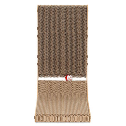 Drapak dla kota, karton do drapania z kocimiętką, legowisko z tektury, piłeczka z dzwoneczkiem