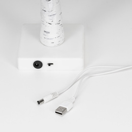 Świecące drzewko 60 cm brzoza 25 Led drzewko świąteczne dekoracja ozdoba świetlna