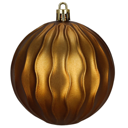 Bombki choinkowe 14 szt. zestaw dekoracje świąteczne ozdoby nietłukące brązowe