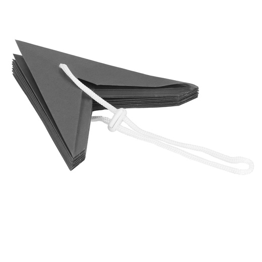 Gwiazda świąteczna papierowa zawieszka choinkowa szara