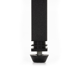 Kwietnik metalowy 81 cm stojak na kwiaty z 3 półkami loft nowoczesny czarno-brązowy