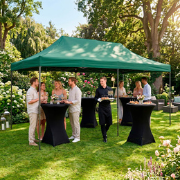 Namiot handlowy 3x6 m ogrodowy, pawilon na imprezy, catering zielony