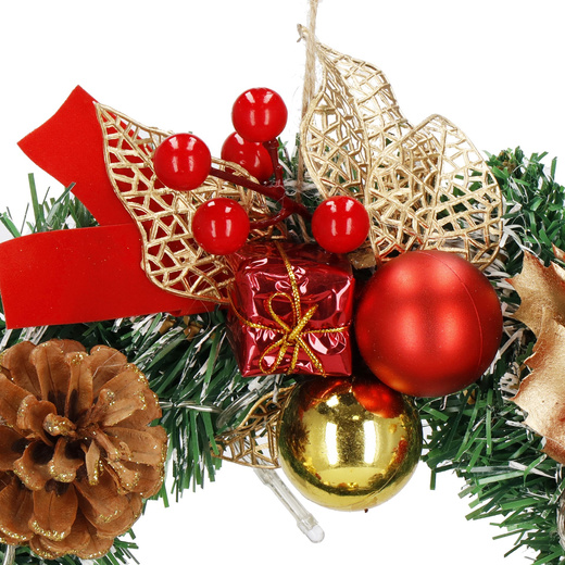 Wieniec świąteczny ozdoba na drzwi wianek 30 cm