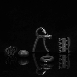 Zestaw do ćwiczeń dłoni i palców z akcesoriami, ściskacz do rąk 10-40 kg