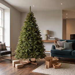 Choinka sztuczna 220 cm Premium Royal Trees świerk kaukaski z drewnianym stojakiem