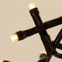 Wieniec świetlny 40 cm stroik świateczny na drzwi 300 LED ciepły biały