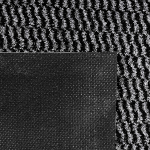 Wycieraczka wejściowa, mata pod drzwi 90x60 czarno-grafitowa