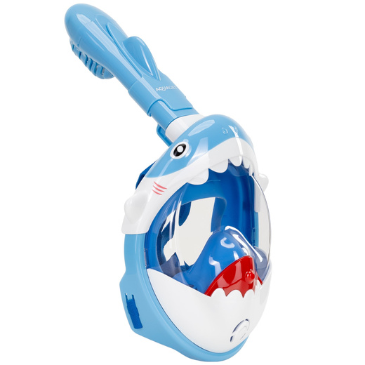Maska do nurkowania dla dzieci pełnotwarzowa, z rurką, AntiFog, DryTop do snorkelingu
