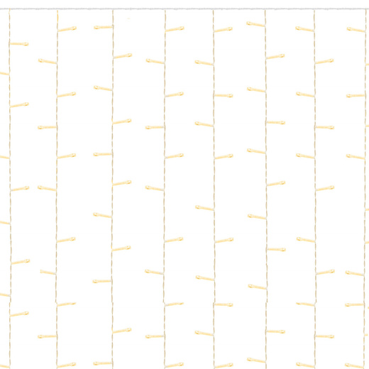 Kurtyna świetlna 200 led girlanda, lampki sople biały ciepły