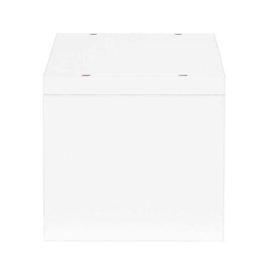 Półki ścienne 3 szt. na przyprawy, książki półki wiszące nowoczesne białe