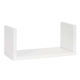 Półki ścienne 3 szt. na przyprawy, książki półki wiszące nowoczesne białe