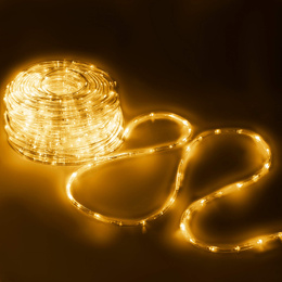 Wąż świetlny 240 Led biały ciepły 10m z programatorem IP44