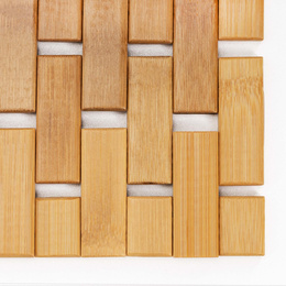 Mata łazienkowa, dywanik 80x50 cm antypoślizgowy, bambusowy