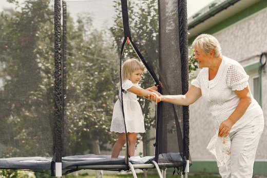 Siatka do trampoliny zewnętrzna 15FT 460 cm 10 słupków