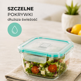 Pojemniki kuchenne na żywność z pokrywkami 8 szt. szklane pudełka do przechowywania
