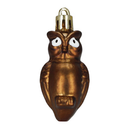 Bombki choinkowe 40 szt. zestaw dekoracji świątecznych, nietłukące, brązowy, złoty, biały