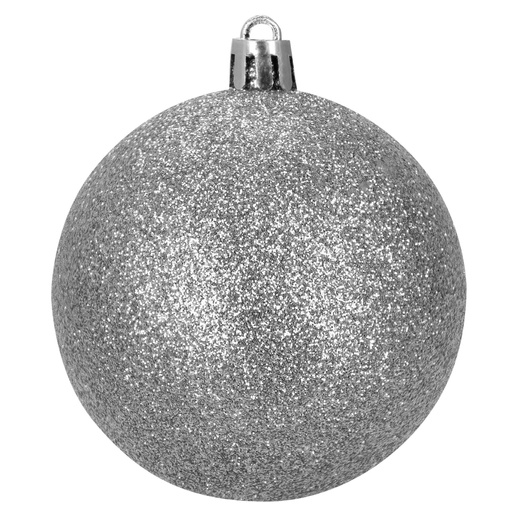 Bombki choinkowe 100 szt. zestaw dekoracji świątecznych zawieszki nietłukące srebrne