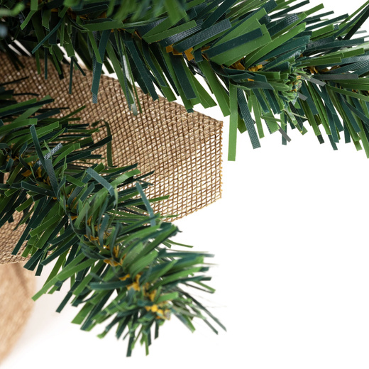 Choinka sztuczna 90 cm z oświetleniem lampki choinkowe 50 LED multikolor, na stolik, biurko