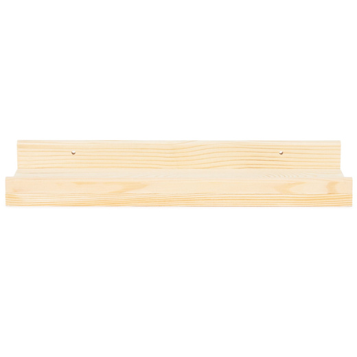Półki ścienne 2 szt. drewniane na przyprawy, książki, zdjęcia 40 cm wiszące, naturany brąz