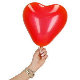 Balony serca na walantynki, urodziny 100 szt. czerwone serduszka