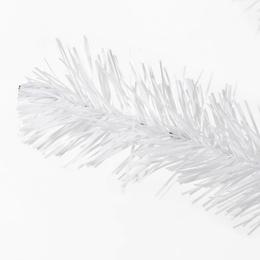 Choinka sztuczna jodła 220 cm nowoczesna drzewko świąteczne ze stojakiem, białe