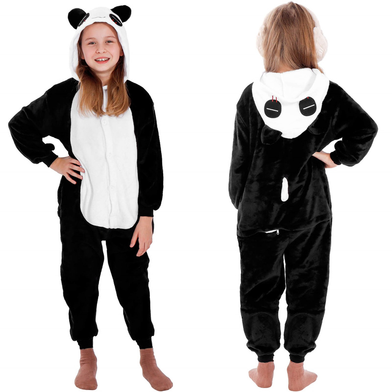 Piżama kigurumi panda kombinezon jednoczęściowy dziecięcy rozmiar 125-140 cm