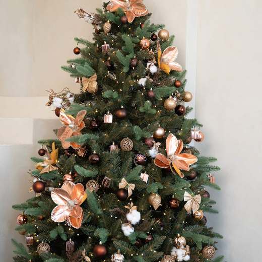 Choinka sztuczna 240 cm Premium Royal Trees świerk syberyjski z drewnianym stojakiem