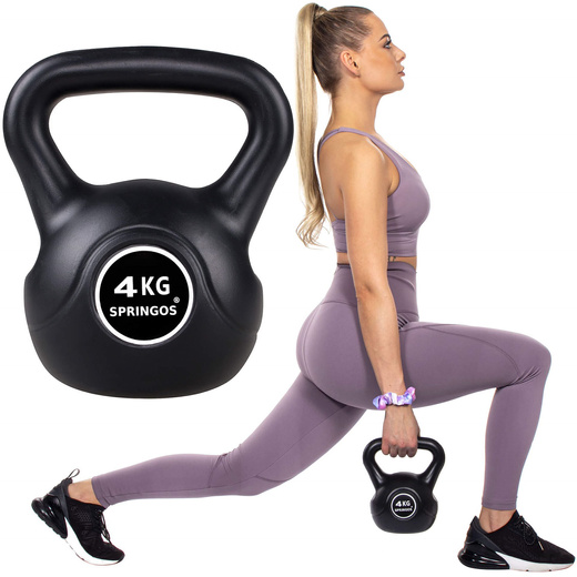 Kettlebell kula 4kg hantle ABS