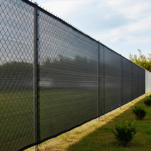 Siatka cieniująca 95% osłonowa 1,5 x 10 m 185g/m2 jasny antracyt 50 szt. opasek zaciskowych