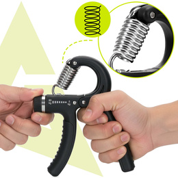 Zestaw do ćwiczeń dłoni i palców z akcesoriami, ściskacz do rąk 10-40 kg