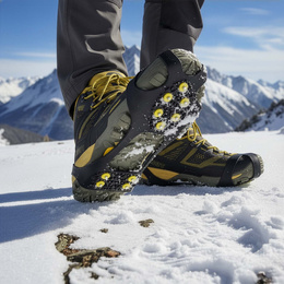 Raczki na buty turystyczne, nakładki kolce rozmiar 35-38 czarne